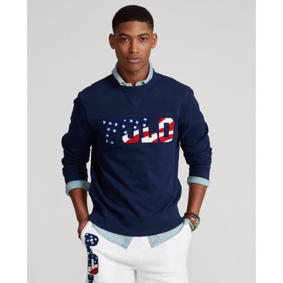 Ralph Lauren American Flag Sweatshirt - Picture 1 of 8